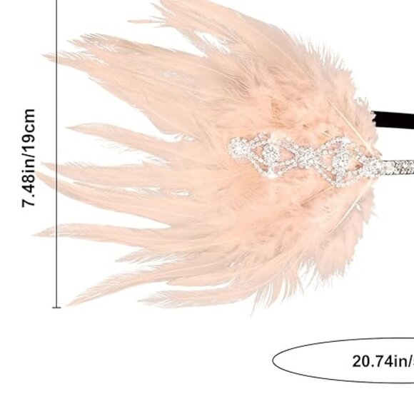Flapper Feather Headband main image 4